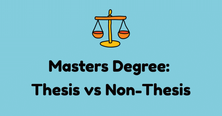 ms thesis vs non thesis